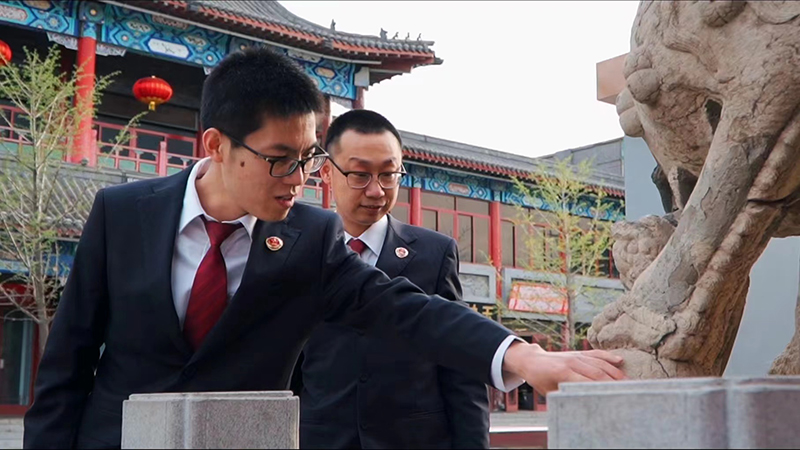 張寶印同志走進(jìn)沈陽故宮對(duì)文物保護(hù)公益訴訟案件涉及的點(diǎn)位進(jìn)行線索核查