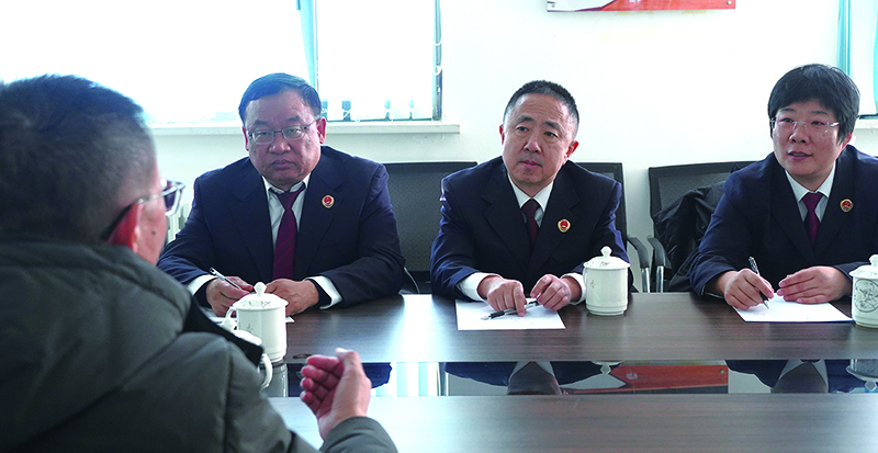 檢察官深入企業(yè)走訪調(diào)查