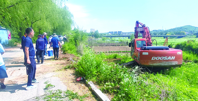 徹底清除“小開荒”農(nóng)作物