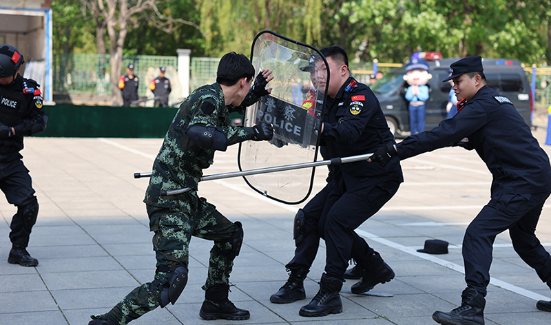 反恐演練現(xiàn)場